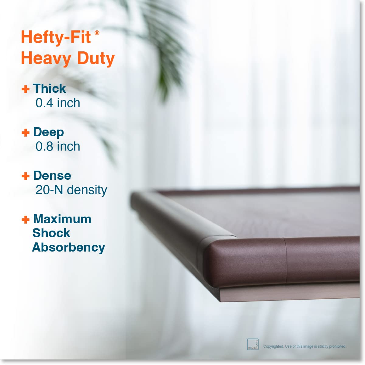 Roving Cove HeftyFit with 3M adhesive tape shown for secure attachment