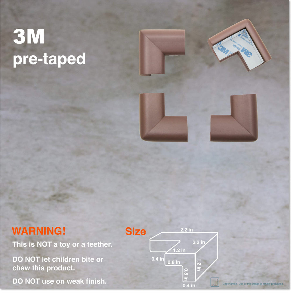 Close-up of dense soft foam inside HeftyFit corner protector