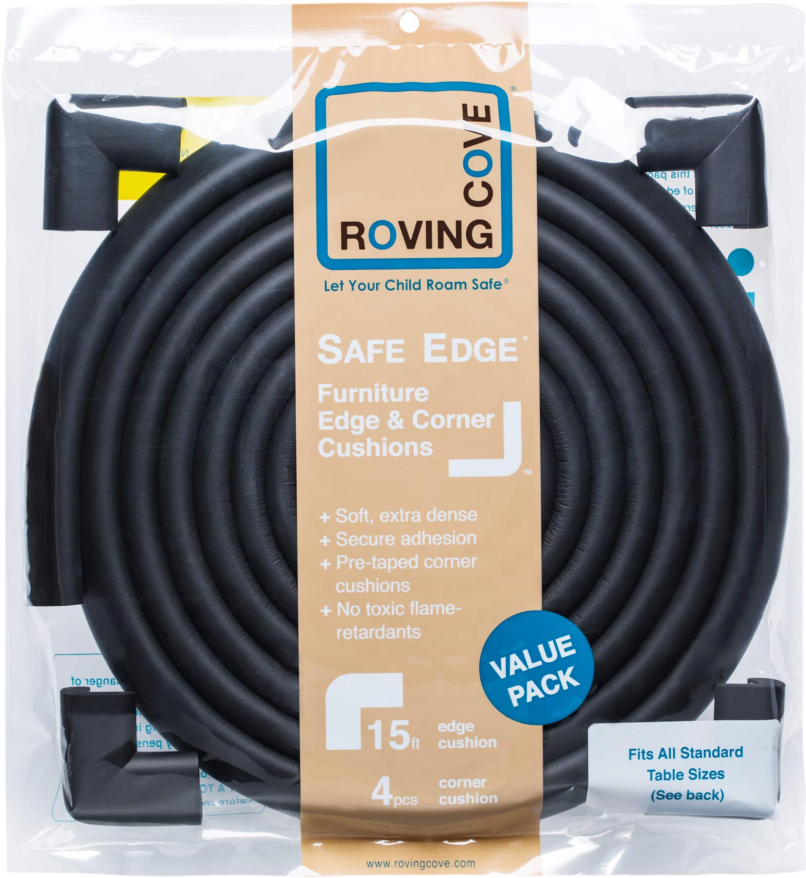 Roving Cove HeftyFit dense foam close-up showing cushioning density.