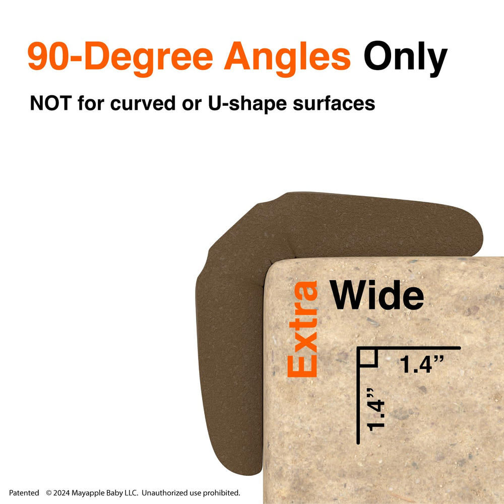 Roving Cove edge protector with 3M tape enables quick, secure installation.