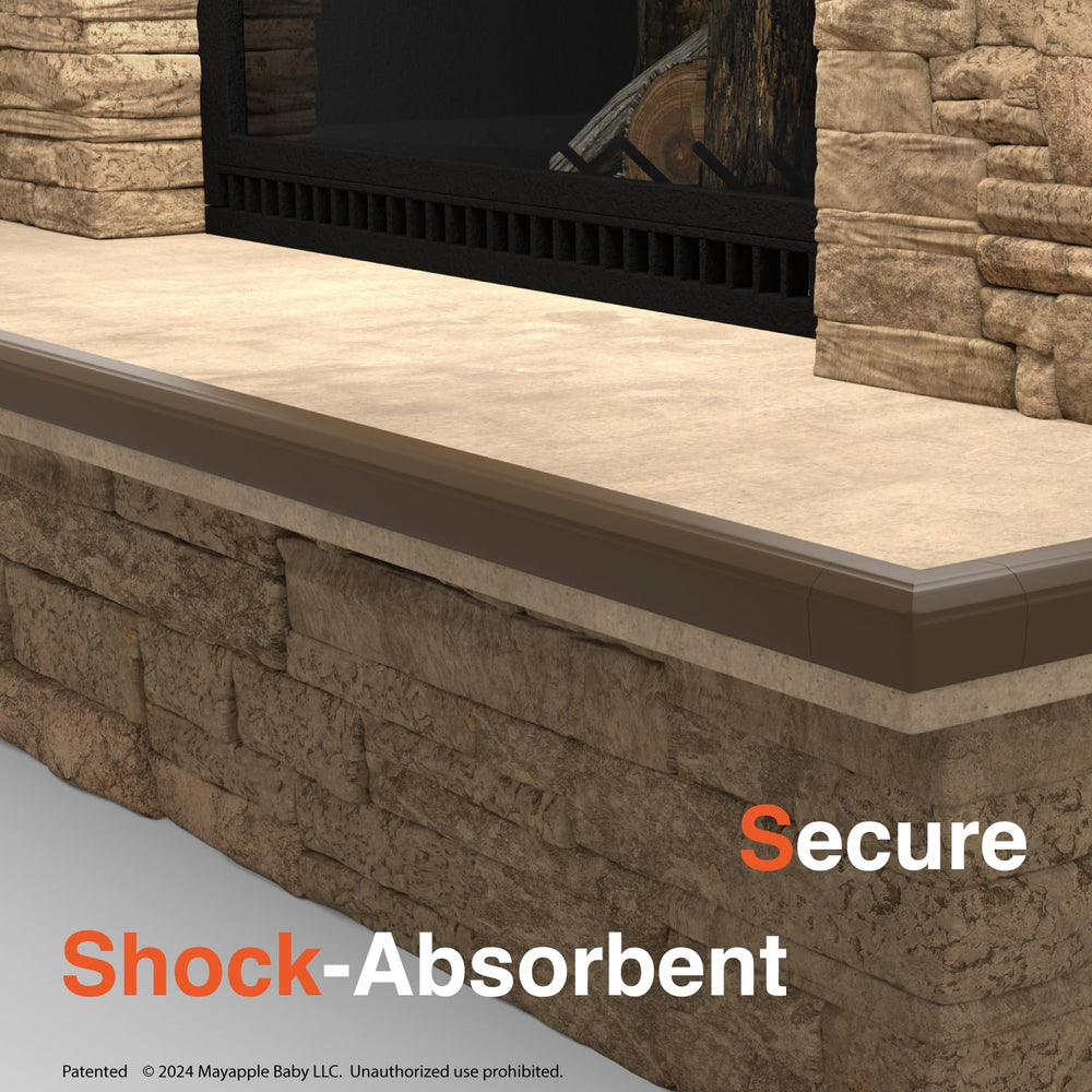 Roving Cove PreFit corner guard on straight surfaces supports family safety.