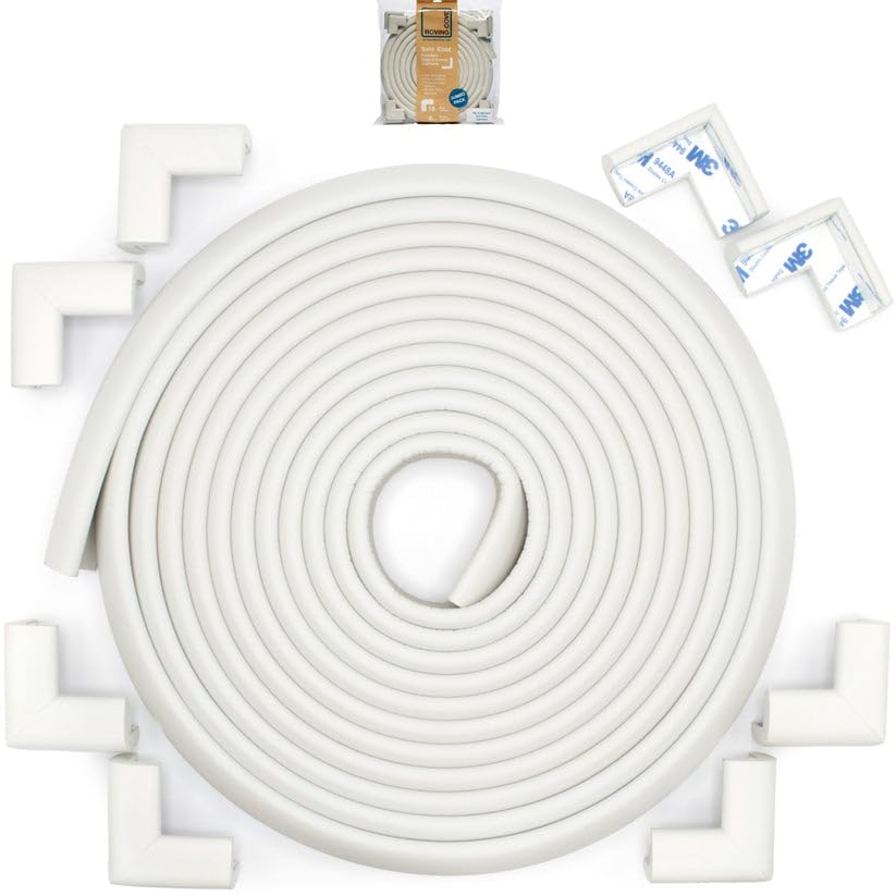 Roving Cove Slim-Fit edge protector closeup shows dense NBR foam for soft impact absorption