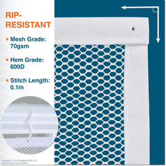 Roving Cove stair banister guard side profile shows easy installation