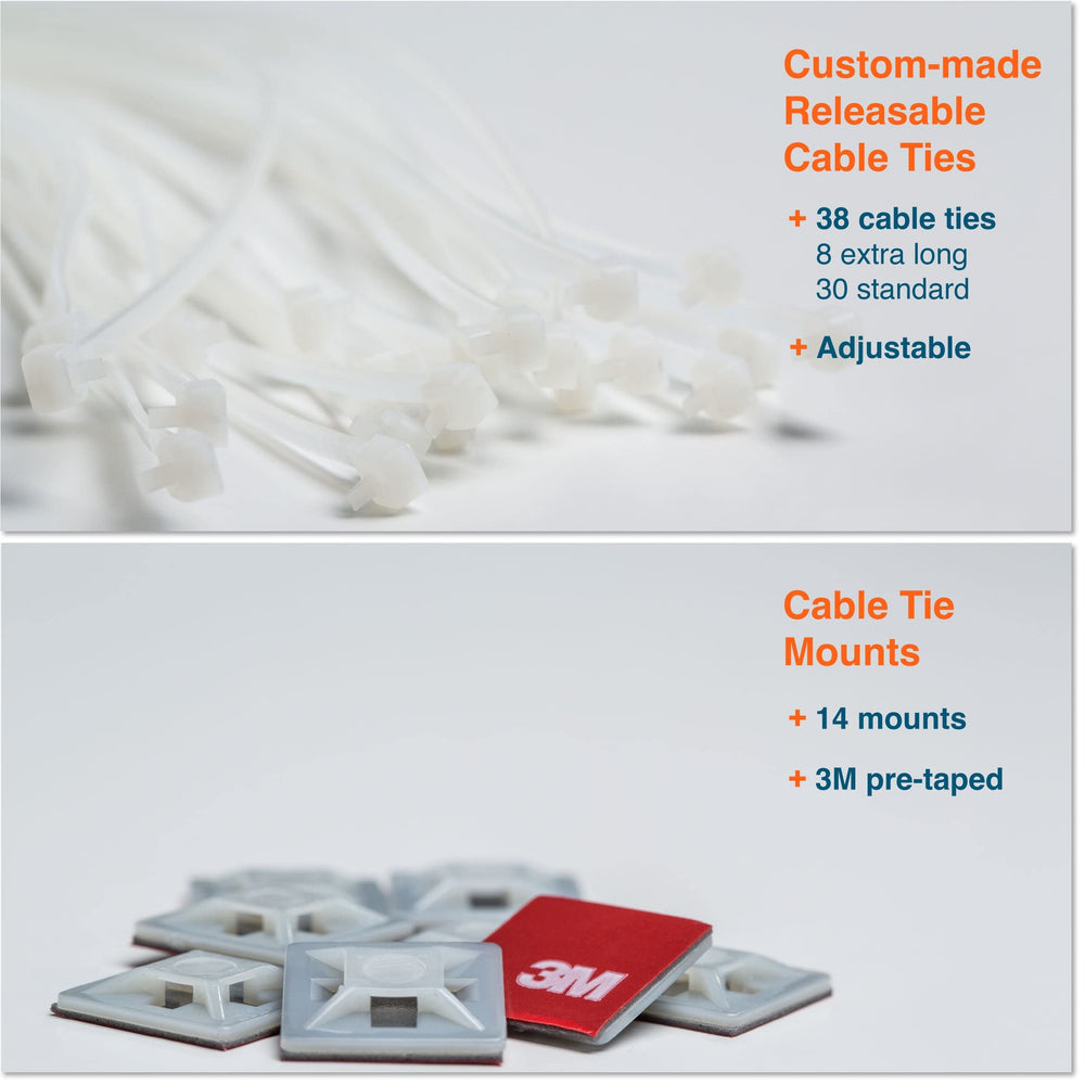 Roving Cove 3M tape mounts offer extra security on bottom and sides