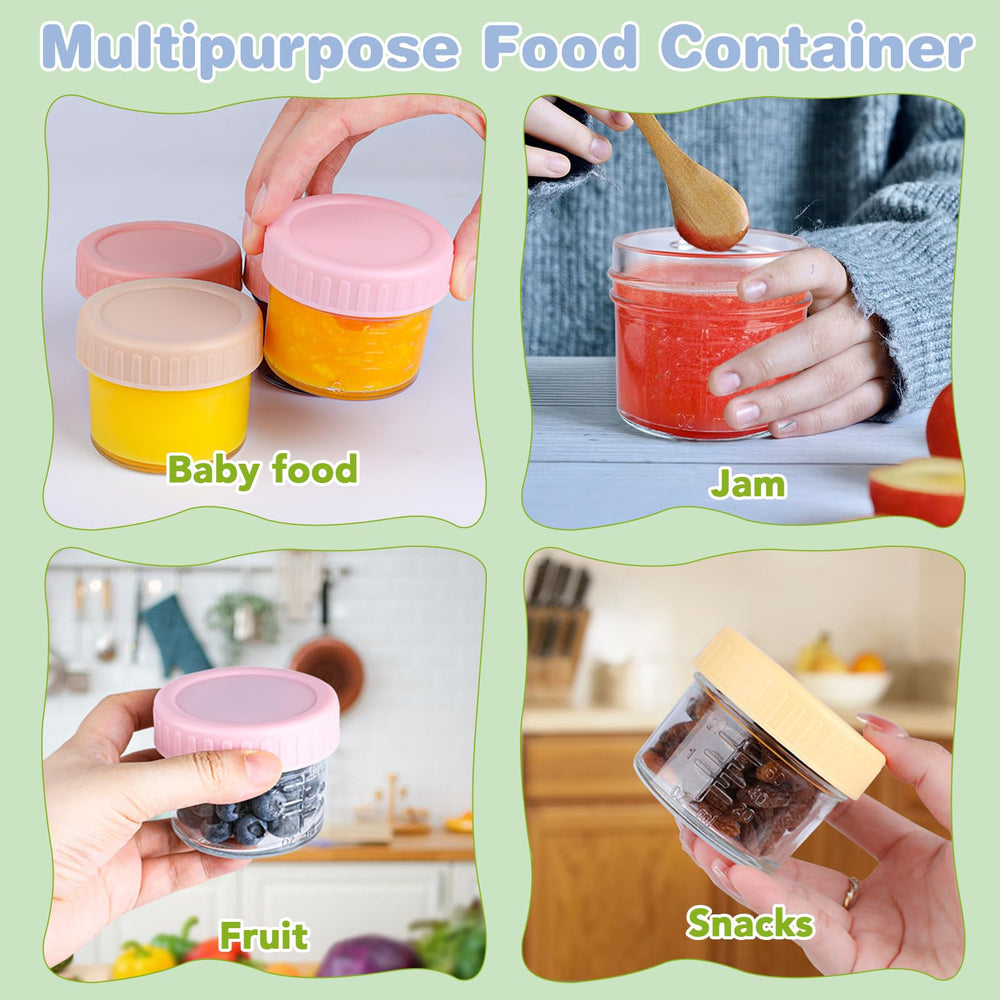 RowinsyDD dishwasher-safe jars simplify cleanup after family meals.