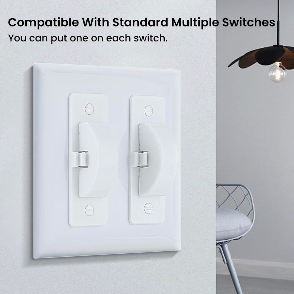 Roxiuc Switch Cover Guard easy-install screws included for quick setup.