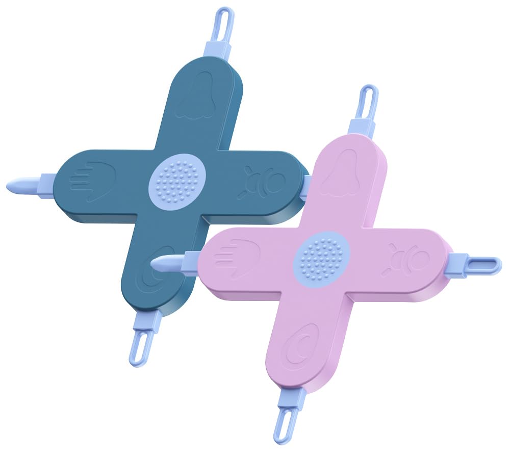 Royal Angels 4-in-1 nose-nail-ear picker in blue purple for safe infant care