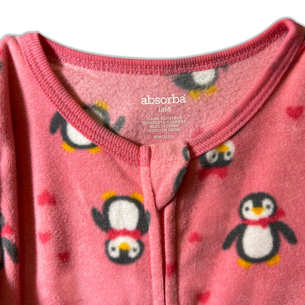 Royal Boys pink sleepwear fleece texture highlights soft, breathable fabric.
