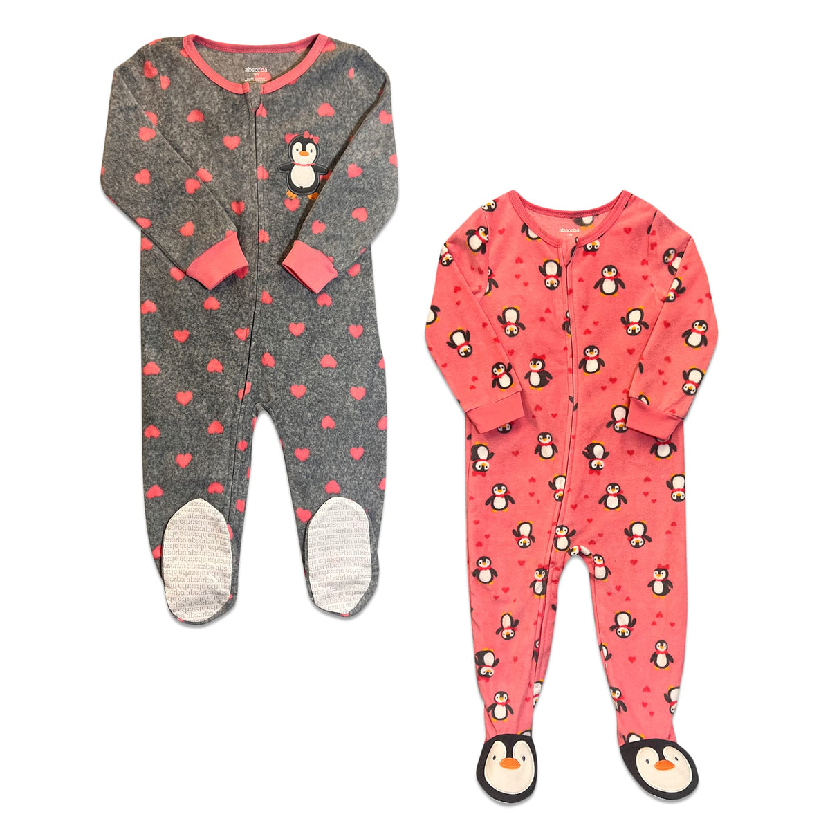 Royal Boys pink sleepwear front view showing cozy fleece fit for night warmth.