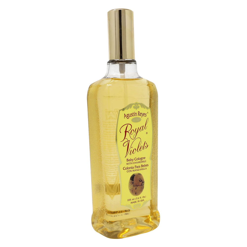 Royal Violets on-skin application leaves a calming scent for baby.