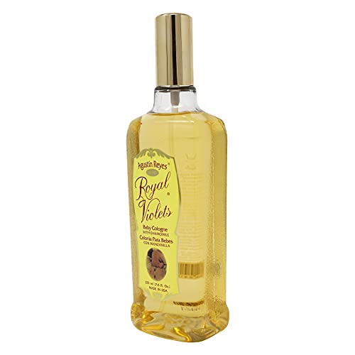 Royal Violets packaging highlights easy, on-the-go use with a safe spray bottle.