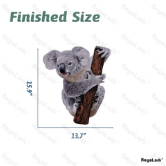 RoyoLam sheet-sized koala decal designed for smooth walls and simple application.