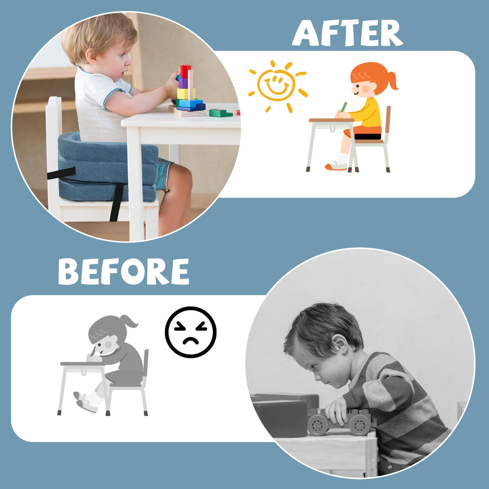ROYALAY booster seat cover removable washable fabric keeps cushions clean