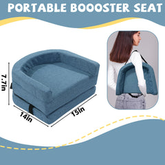 ROYALAY booster seat height adjustment feature with two cushions for different ages