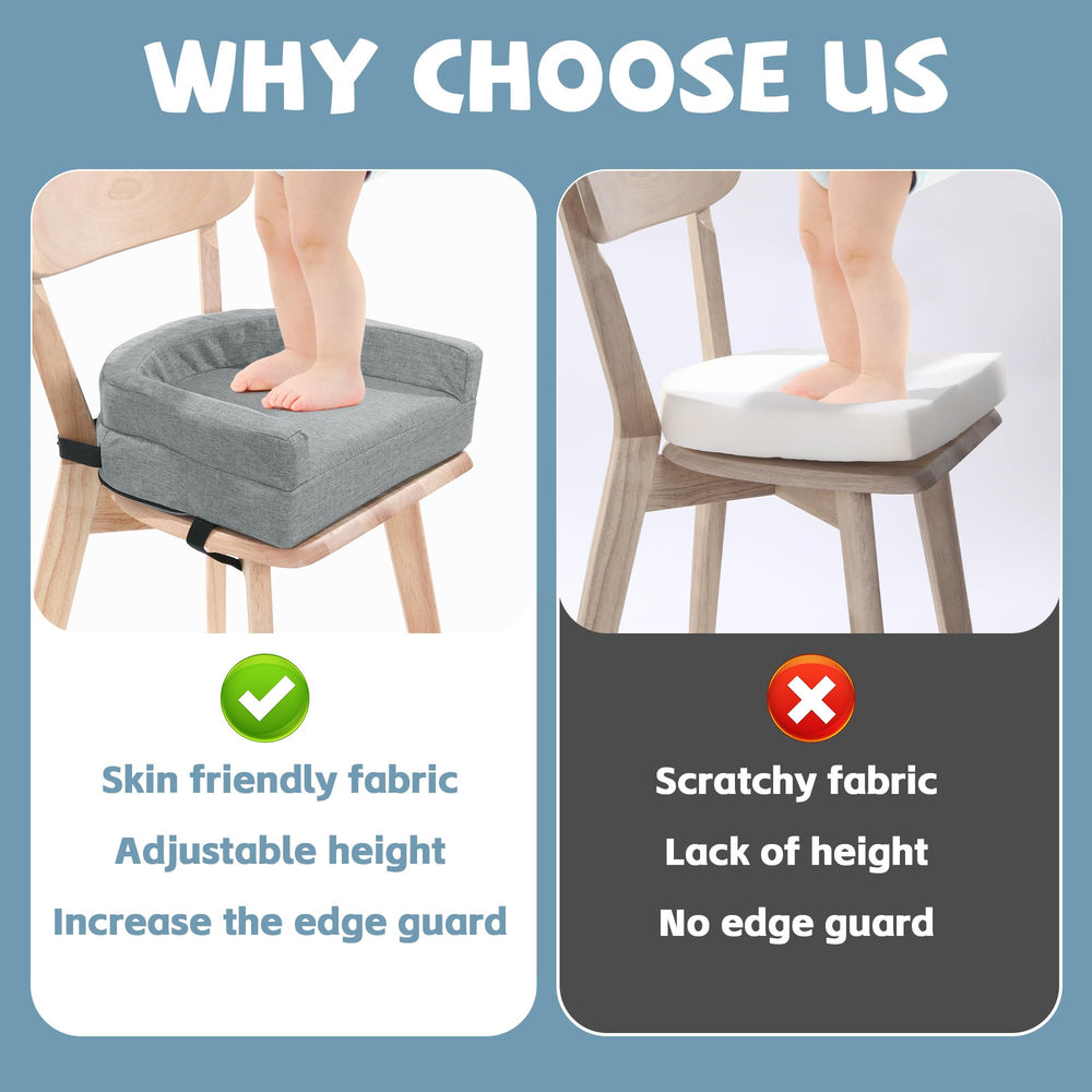 ROYALAY booster seat removable cover simplifies cleaning after spills
