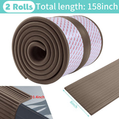 Royalalay fireplace cushion rolls demonstrate long length to cover multiple edges and easy trimming.