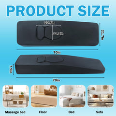 ROYALAY full-body pillow shows belly-hole design for prone sleeping and relaxation.