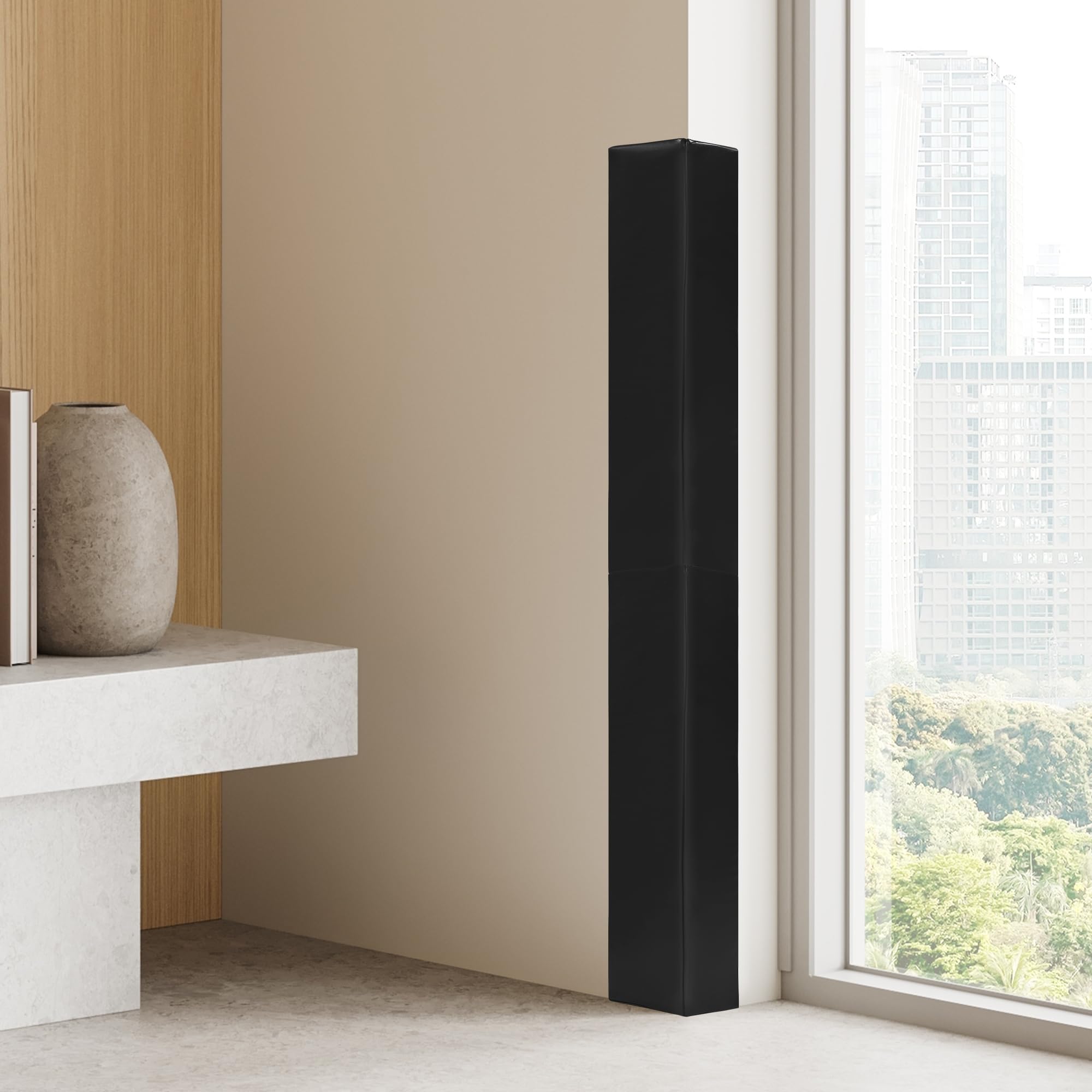 ROYALAY wall corner guard foam inside view reveals dense sponge cushioning.