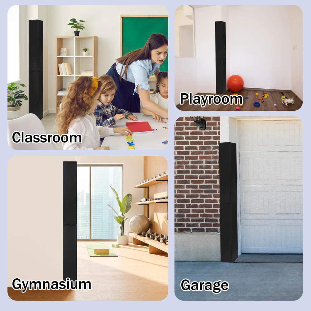 ROYALAY wall corner guard waterproof cover protects against moisture in gyms.