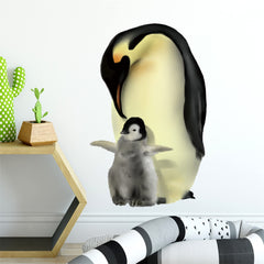 RoyoLam penguin decal sheet brightens nursery walls for cheerful spaces