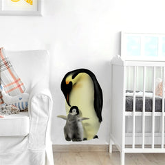 RoyoLam penguin wall-sticker ready for easy peel and stick decor