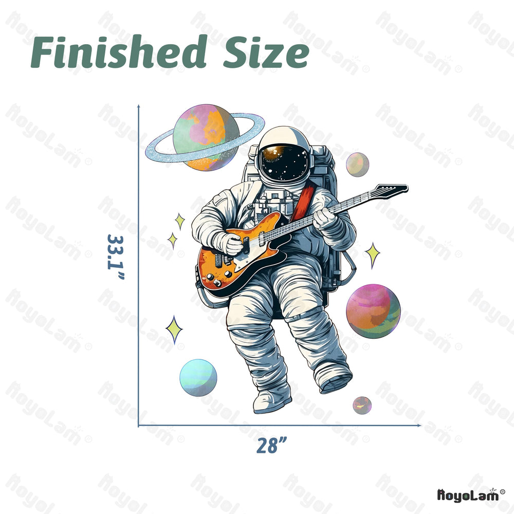 RoyoLam Minstrel nursery decor wall sticker that's easy to apply and remove.