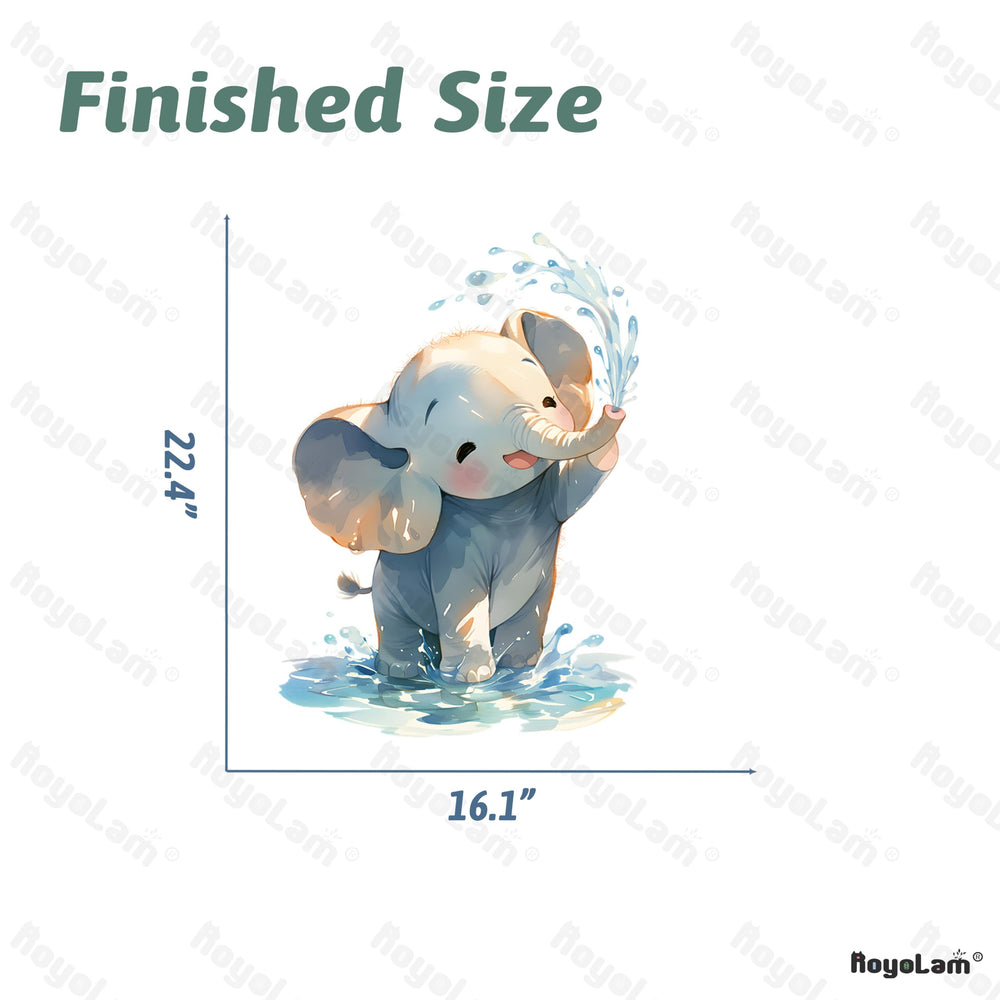 Royolam packaging roll with clear sizing for crease-free application.