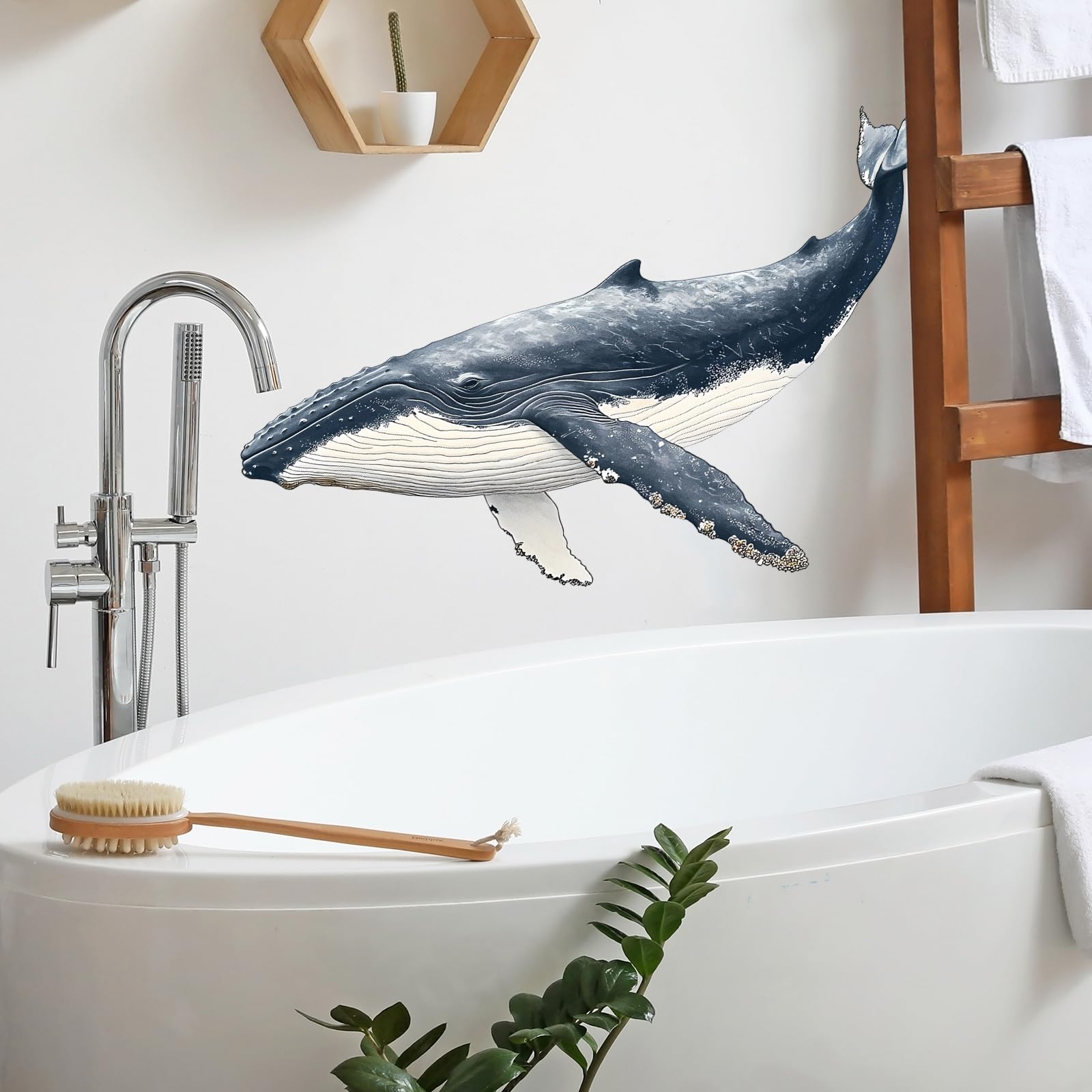 RoyoLam wall decal close-up showing peel-and-stick ease and residue-free removal.