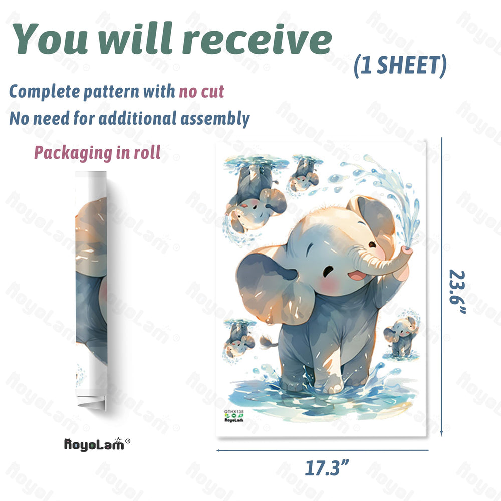 Royolam removable peel-and-stick wall art for quick repositioning.
