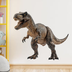 RoyoLam Tyrannosaurus wall sticker large assembly on wall for a bold playroom focal point