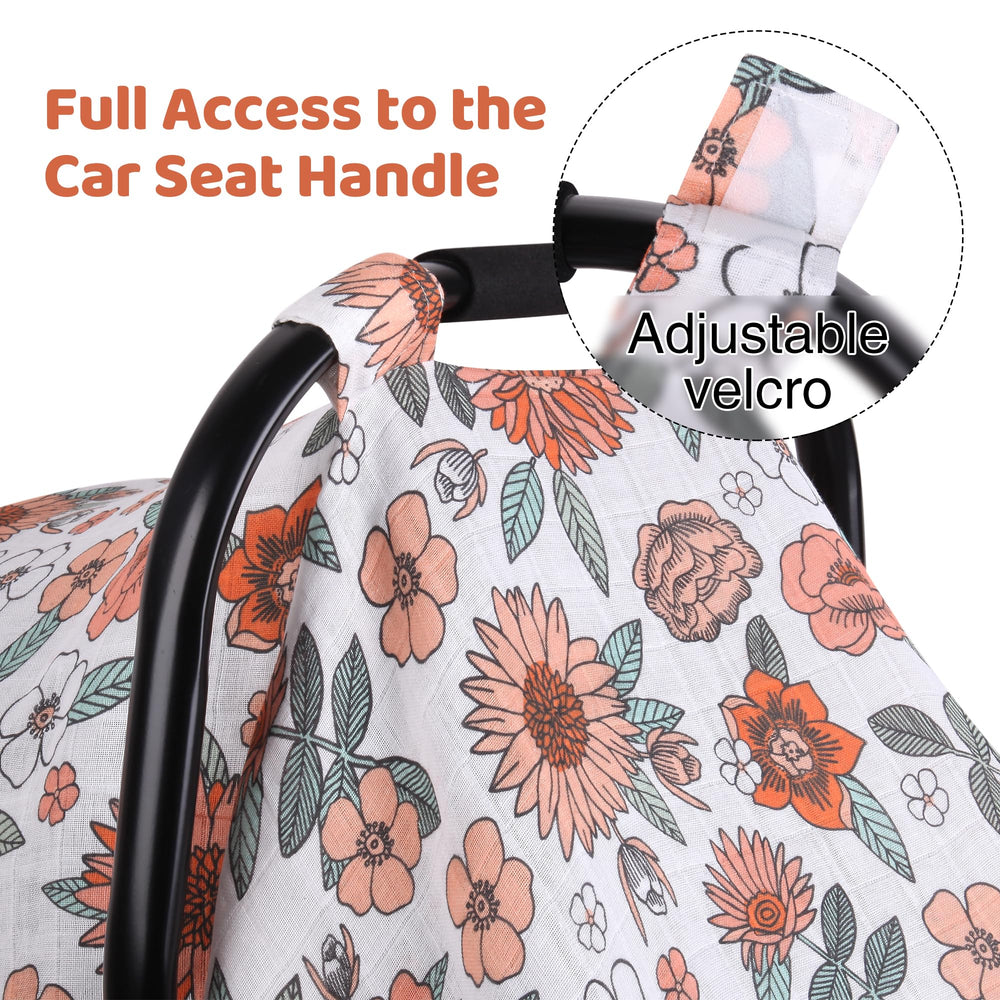 Rquiet baby carrier cover demonstrates 360-degree protection for outings.