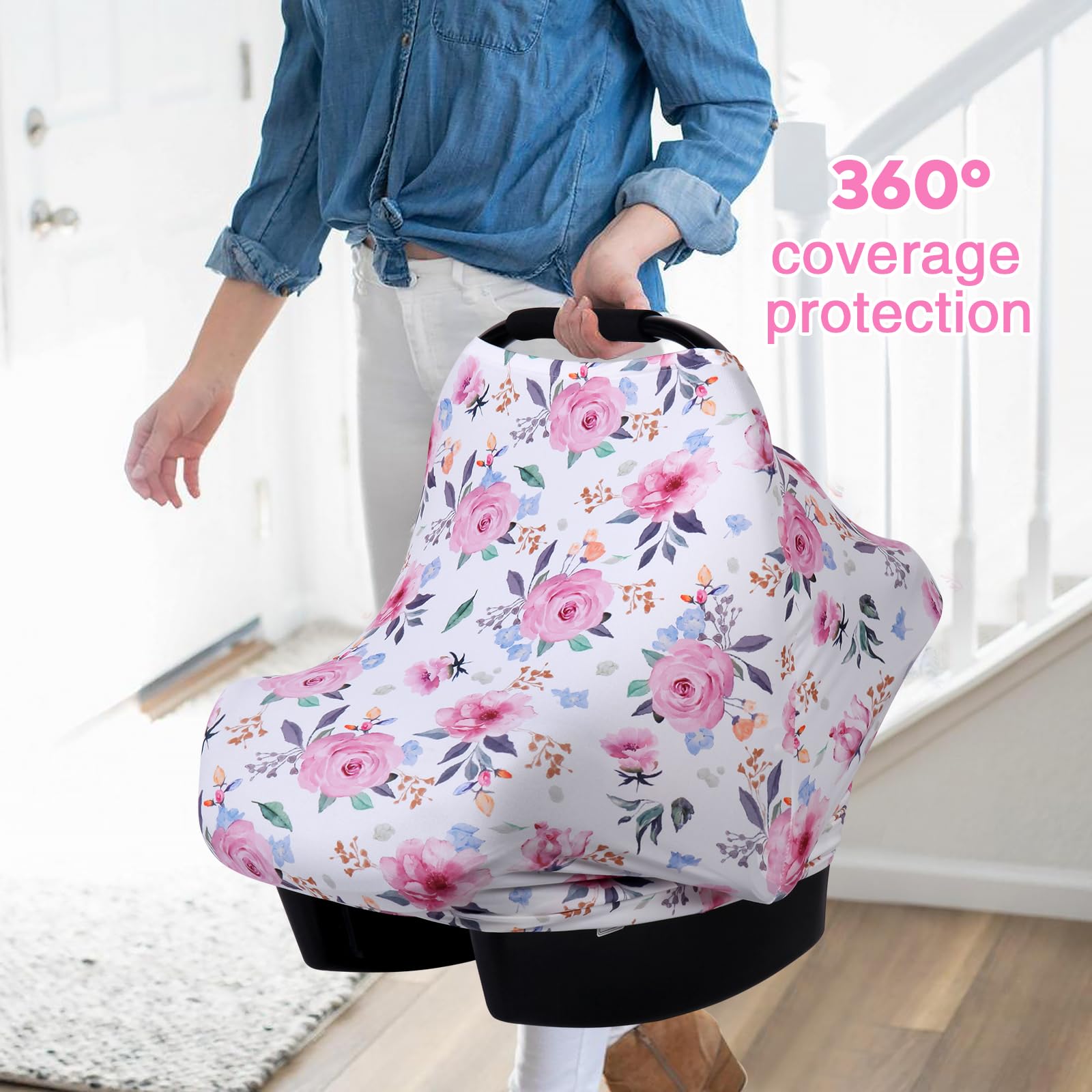 Rquiet high-chair-cover keeps eating surfaces clean and cozy on the move