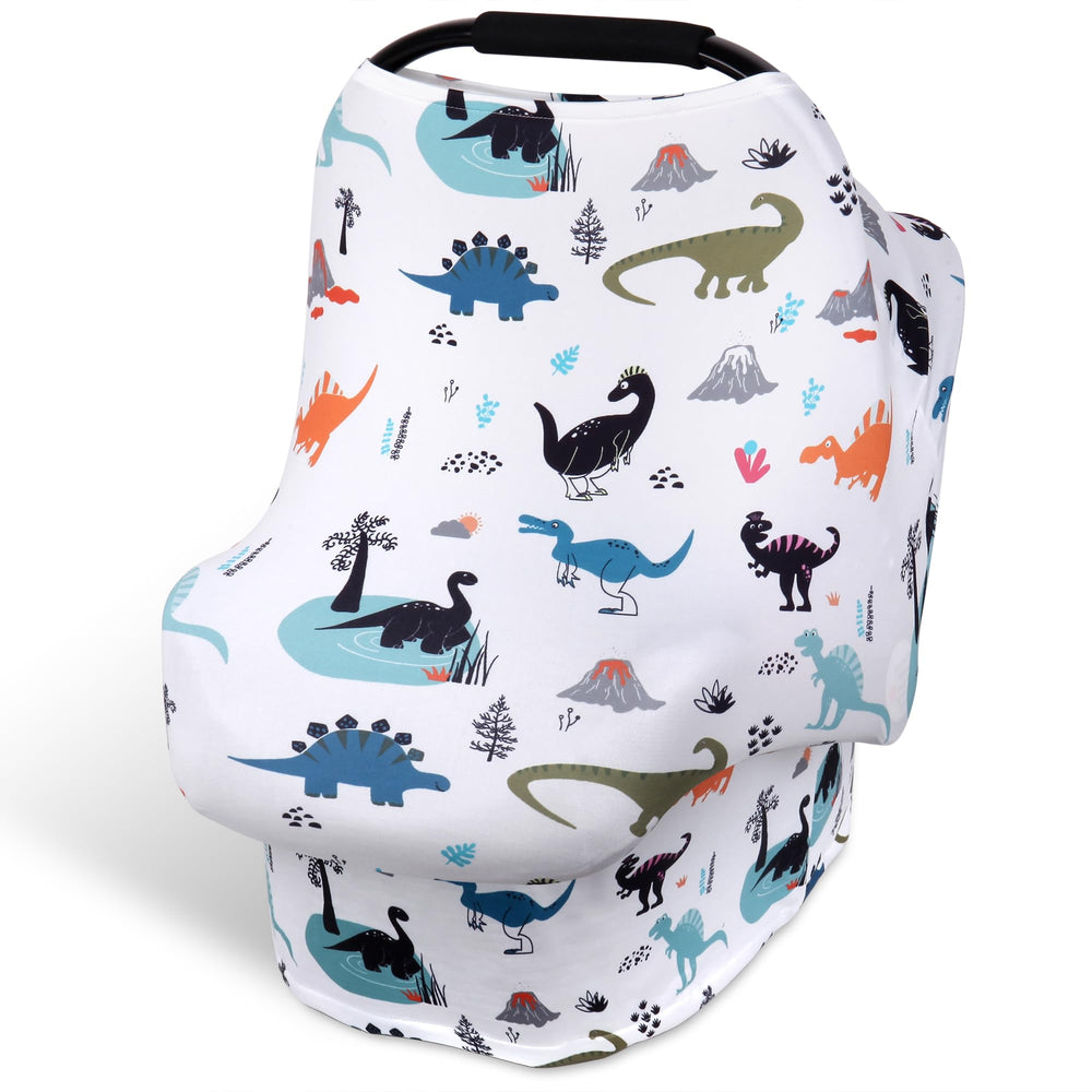 Rquite all-in-1 car seat cover canopy provides private, breathable space for baby.