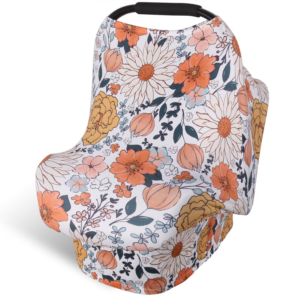 Rquite All-in-1 car seat cover provides 360° privacy for feeding in public.