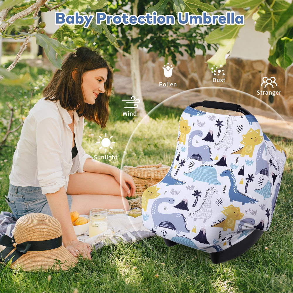 Rquite breathable fabric supports airflow during naps and nursing sessions.