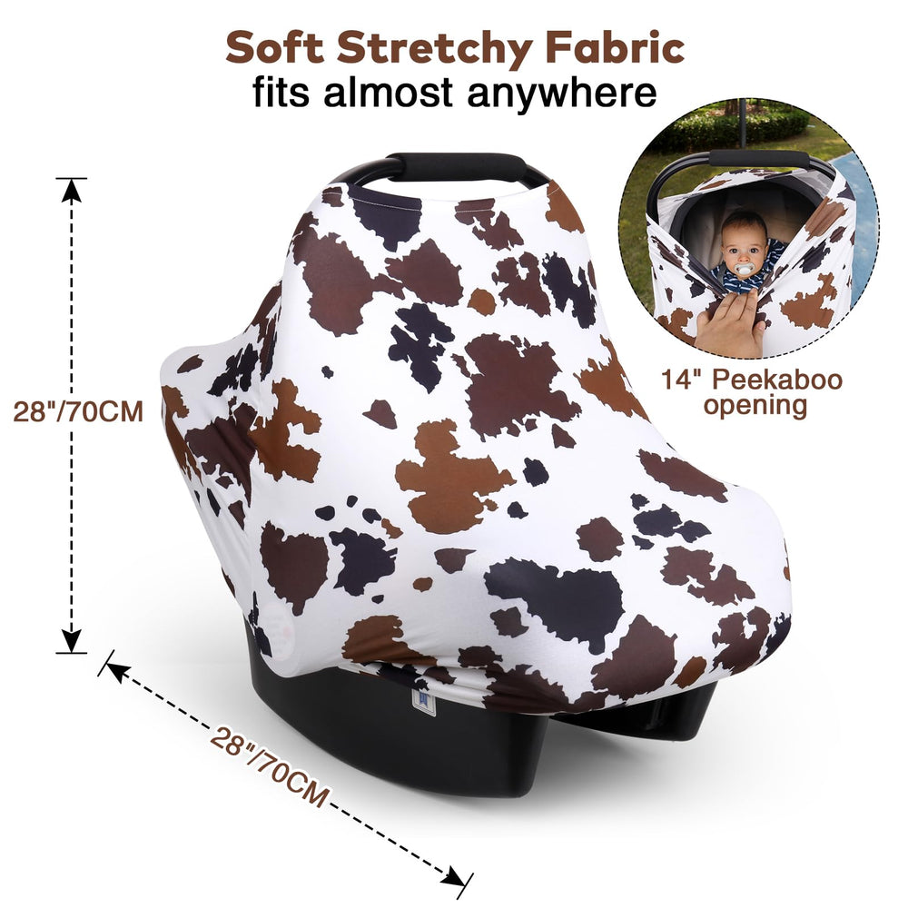Rquite All-in-1 car seat cover gift-ready design for baby showers