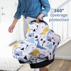 Rquite high chair cover protects surfaces with soft comfort during meals.