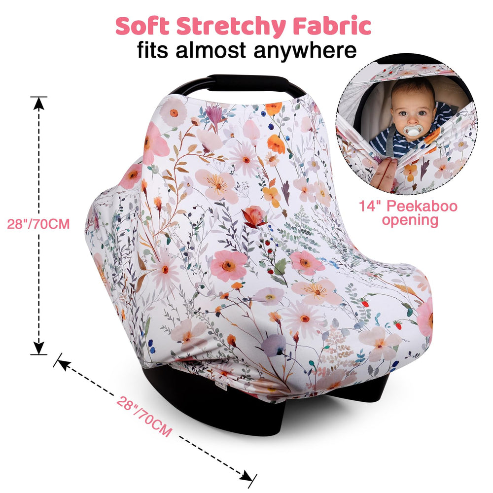 Rquite all-in-1 car seat cover quick on-the-go setup