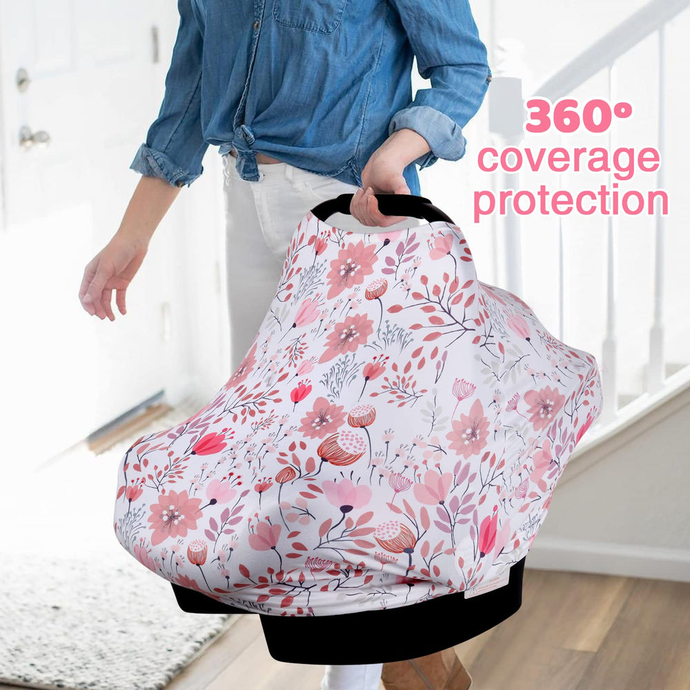 Rquite baby cover with prints acts as thoughtful baby shower gift