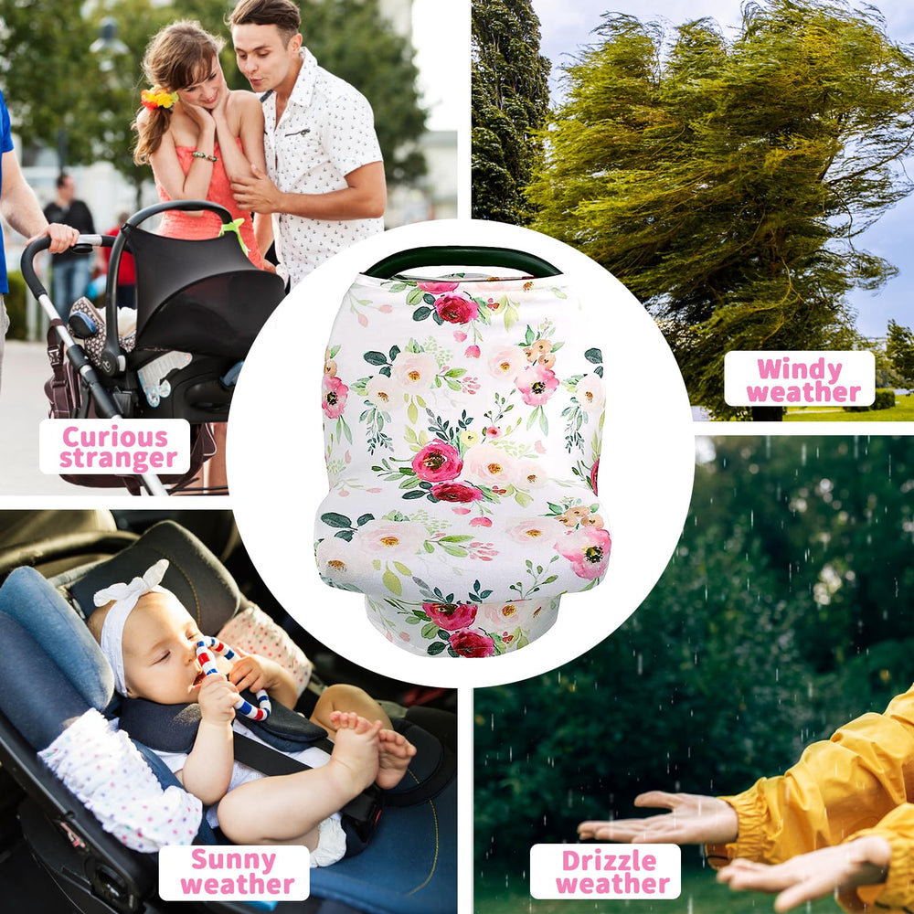 Rquite car seat cover high chair and shopping cart coverage for protection.
