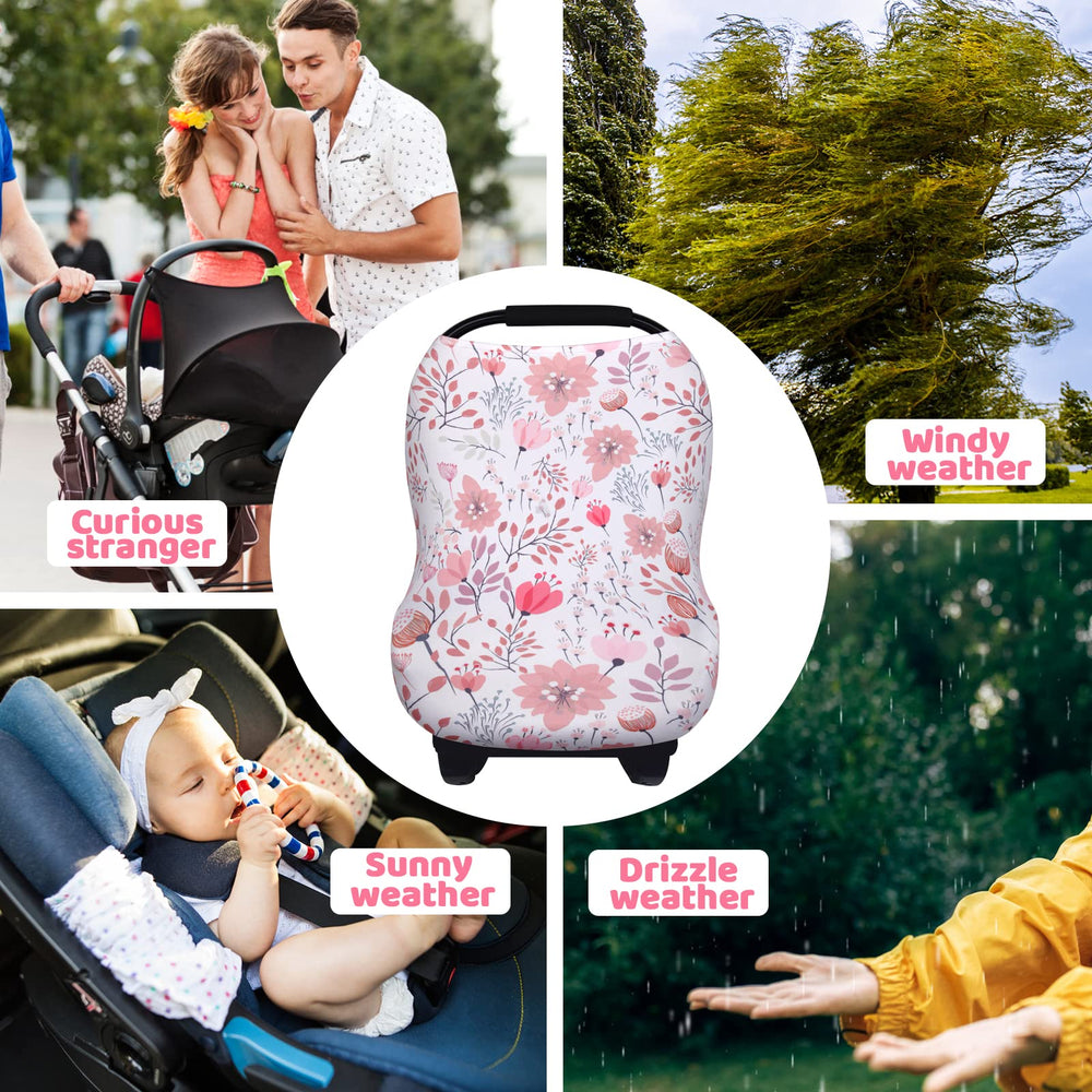 Rquite multi-use cover protects baby from sun and wind while out