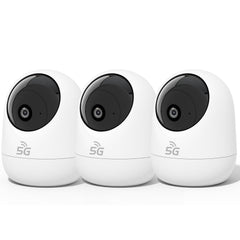 Rraycom 2K Pan/Tilt camera setup enables quick, stable indoor surveillance with dual-band WiFi.