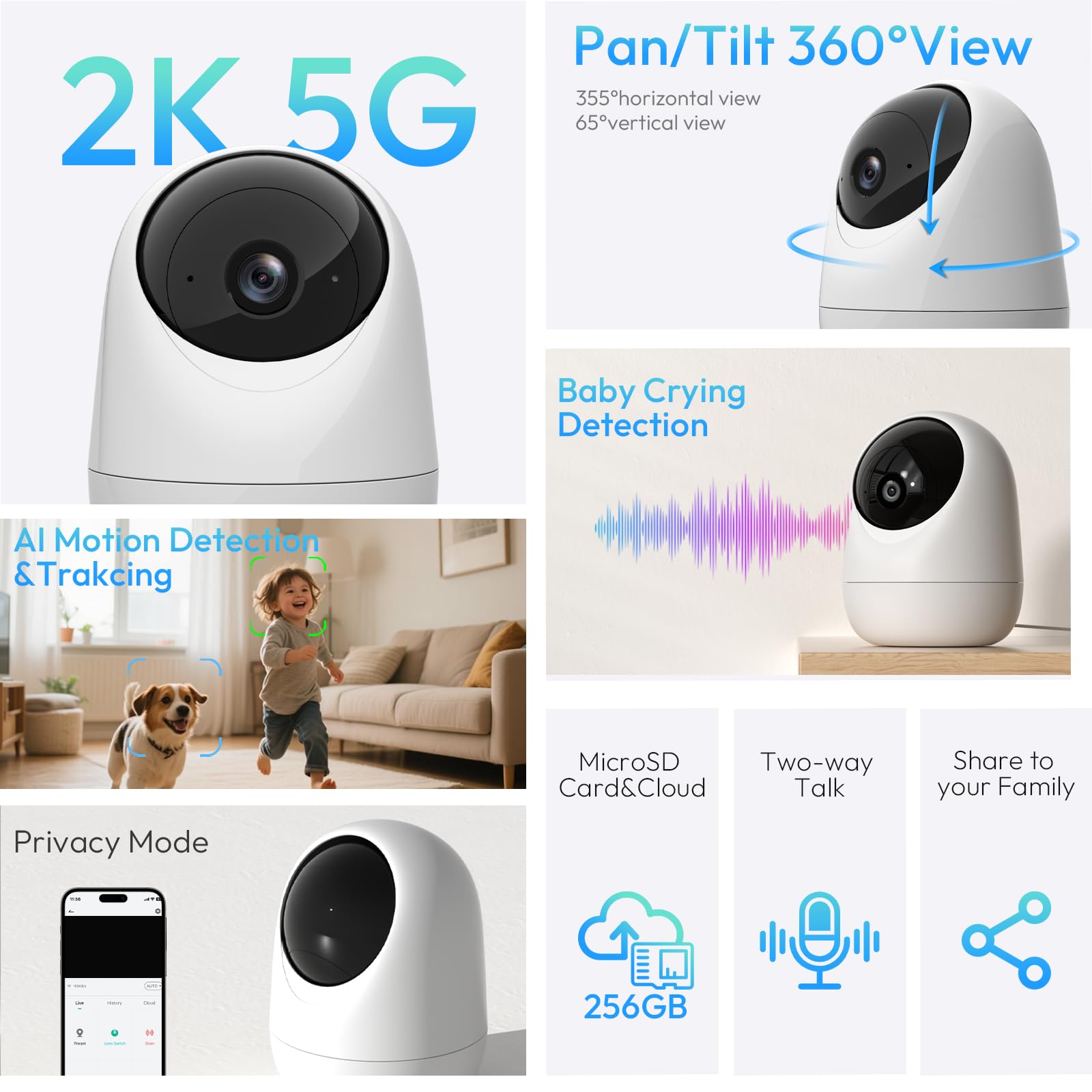 Rraycom 2K QHD night vision captures clear detail in low light environments