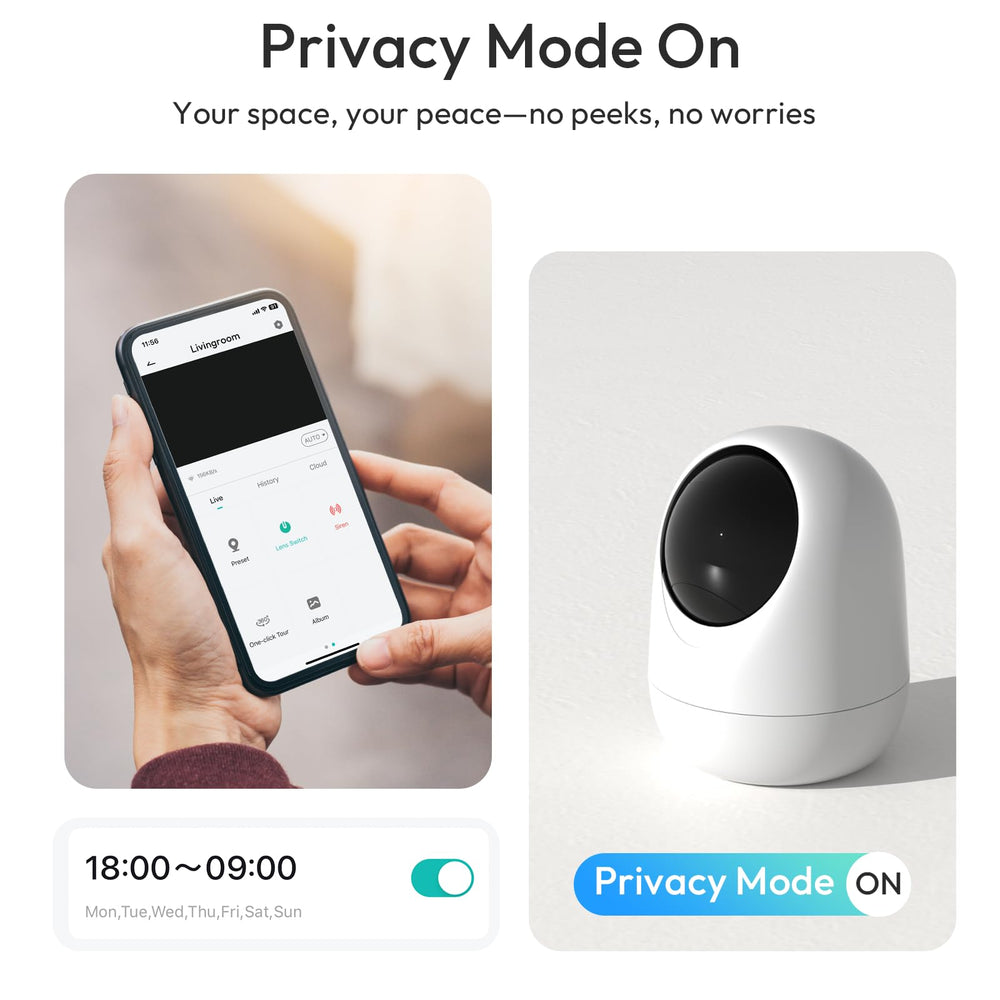 Rraycom preset points quickly switch views such as crib, bed, or door