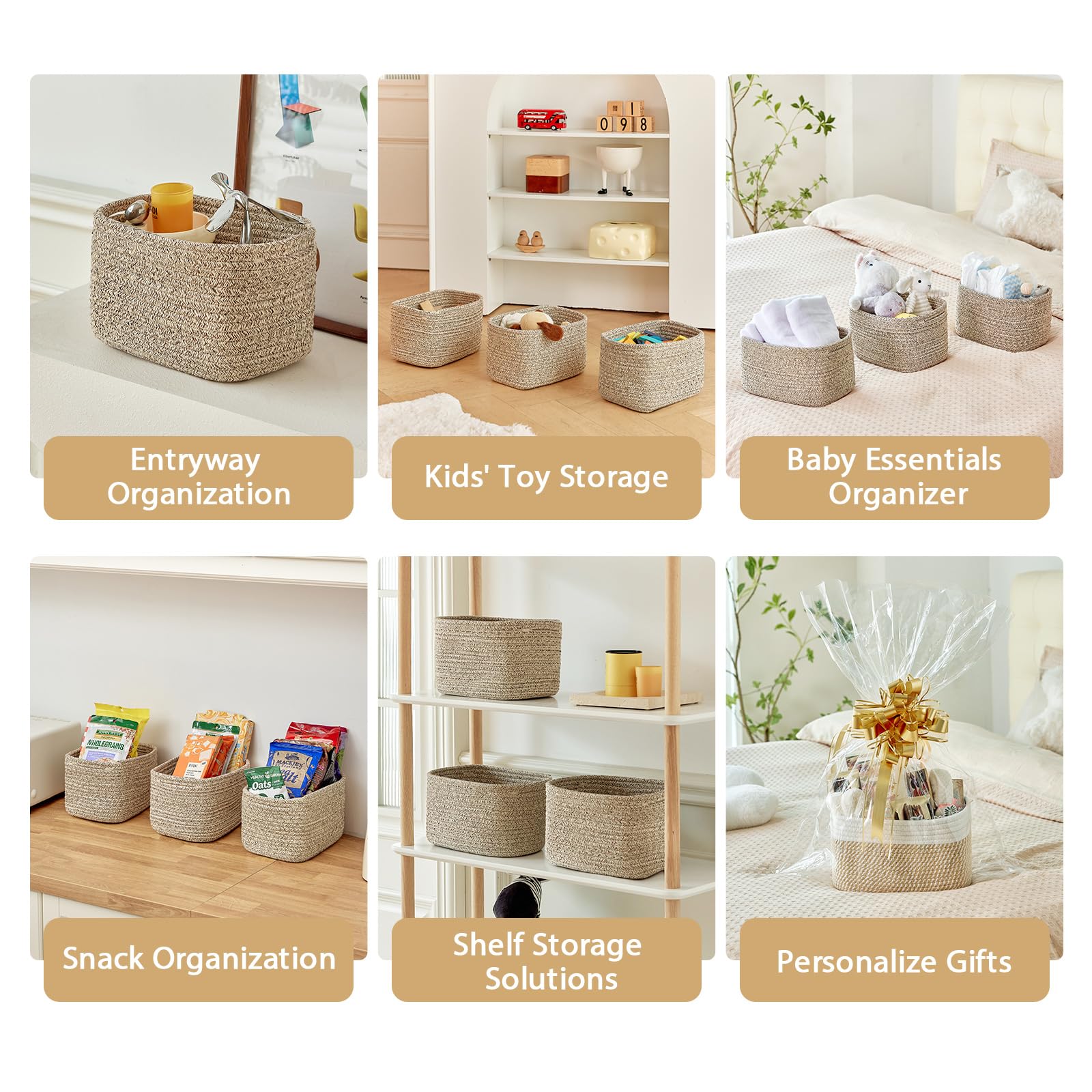 R RUNKA counter storage basket keeps small essentials within easy reach.
