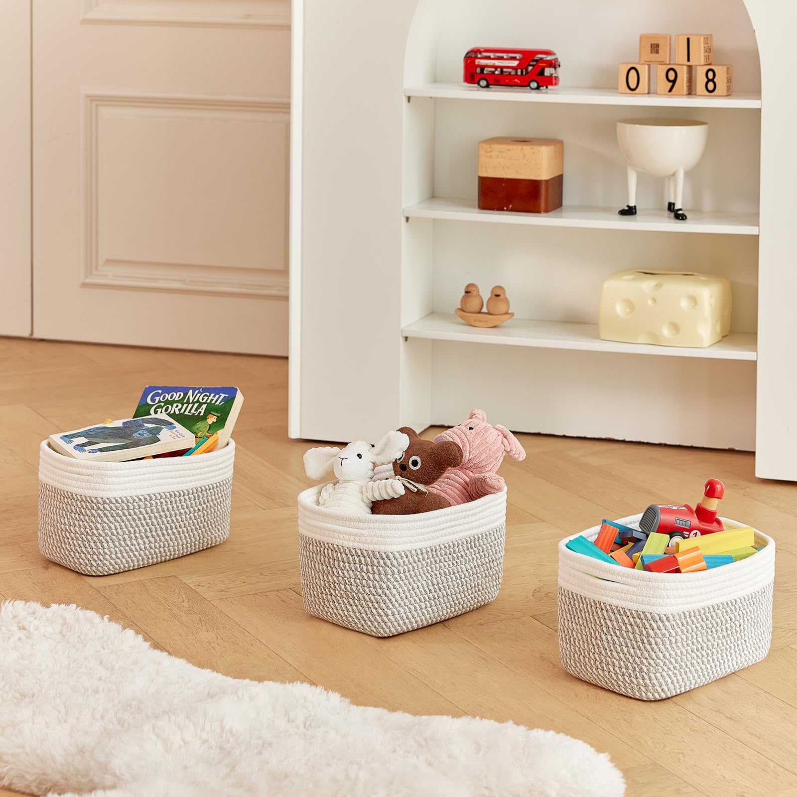 R RUNKA foldable design basket saves space when not in use