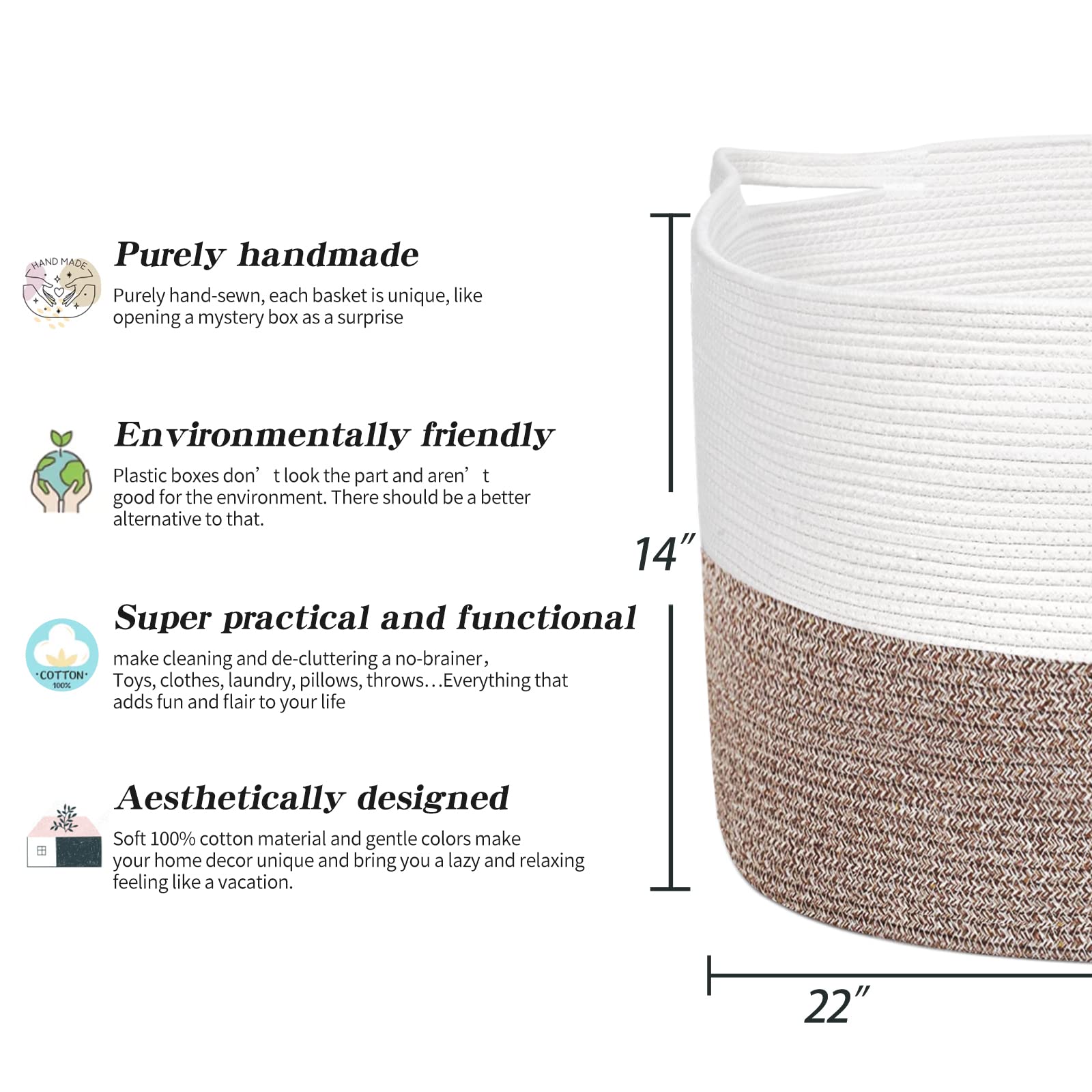 R RUNKA toy basket neatly tames kids' rooms while complementing living room decor.