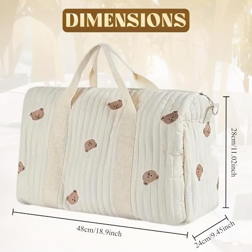 RSENFREMIOR diaper bag tote convertible crossbody for hands free outings