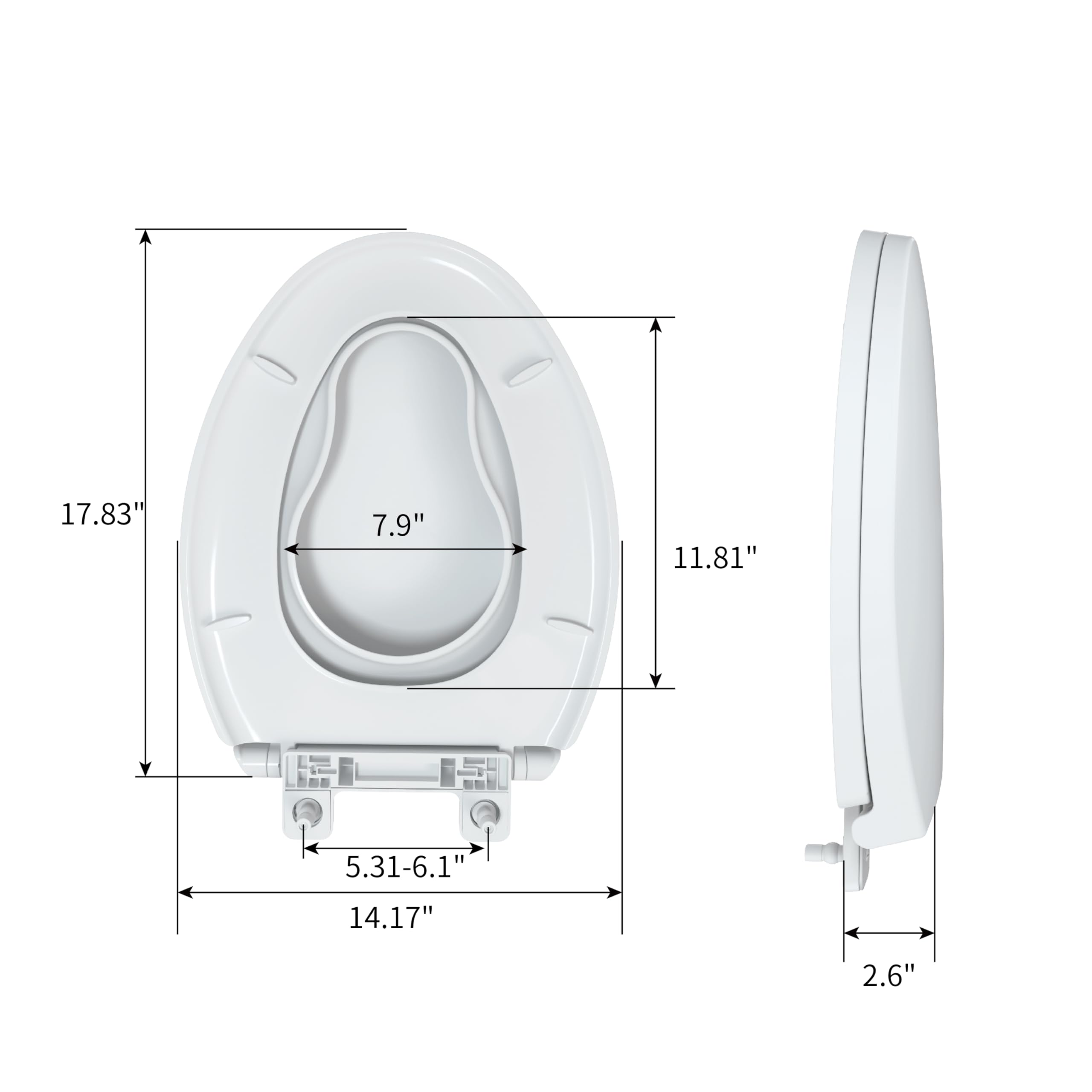 R&T heavy-duty PP construction supports up to 400 lbs.