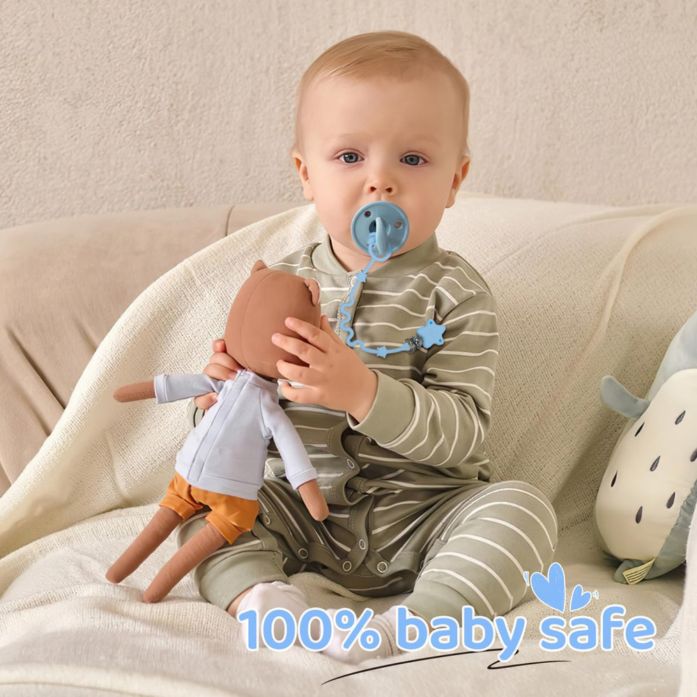 RTMOK pacifier clips come free with purchase for quick securing during outings.